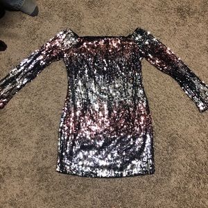 Sequin mini dress